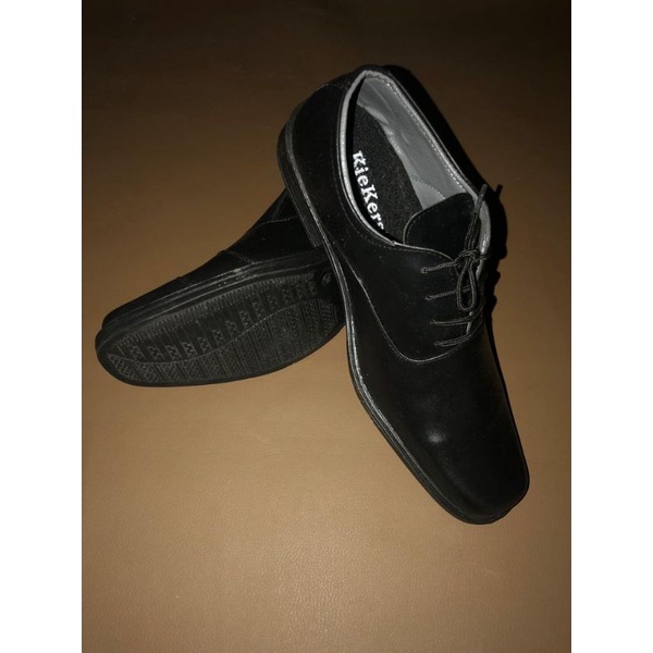 sepatu kerja pantopel hitam formal/sepatu hitam kerja