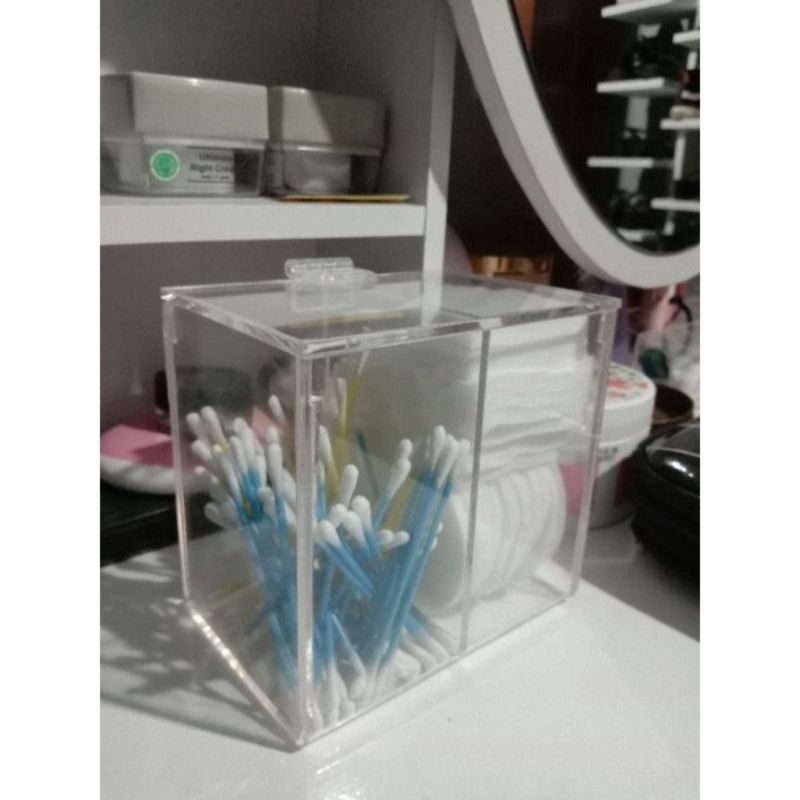 Tempat Kapas Acrylic