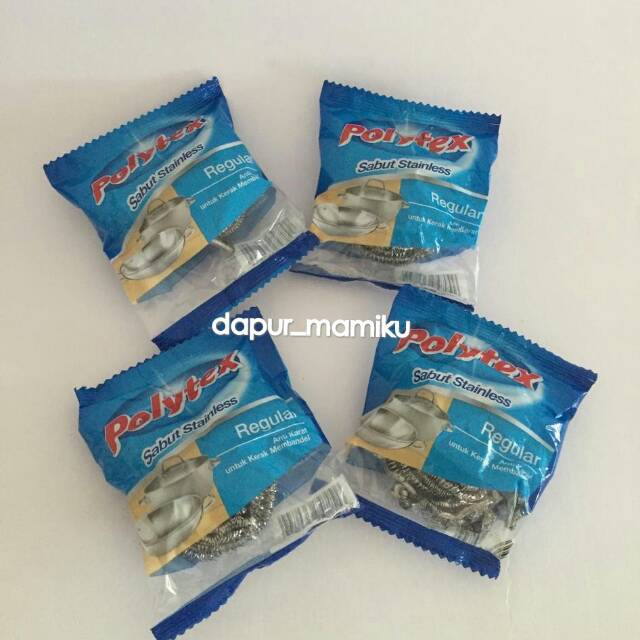 DAPURMAMI Kawat Sabut dapur Cuci Piring stainless Polytex