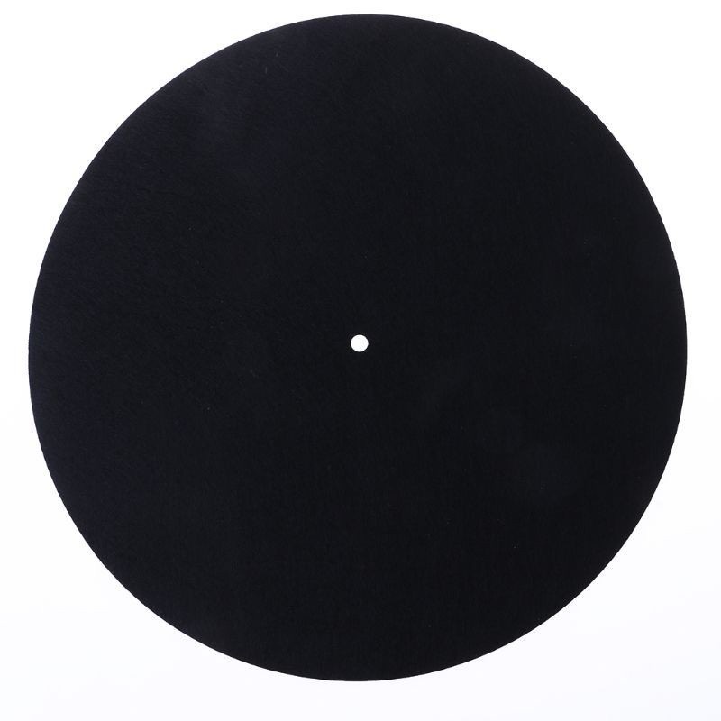 Turntable Mat Slipmat Vinyl Piringan Hitam 3mm 12 Inch Platter LP