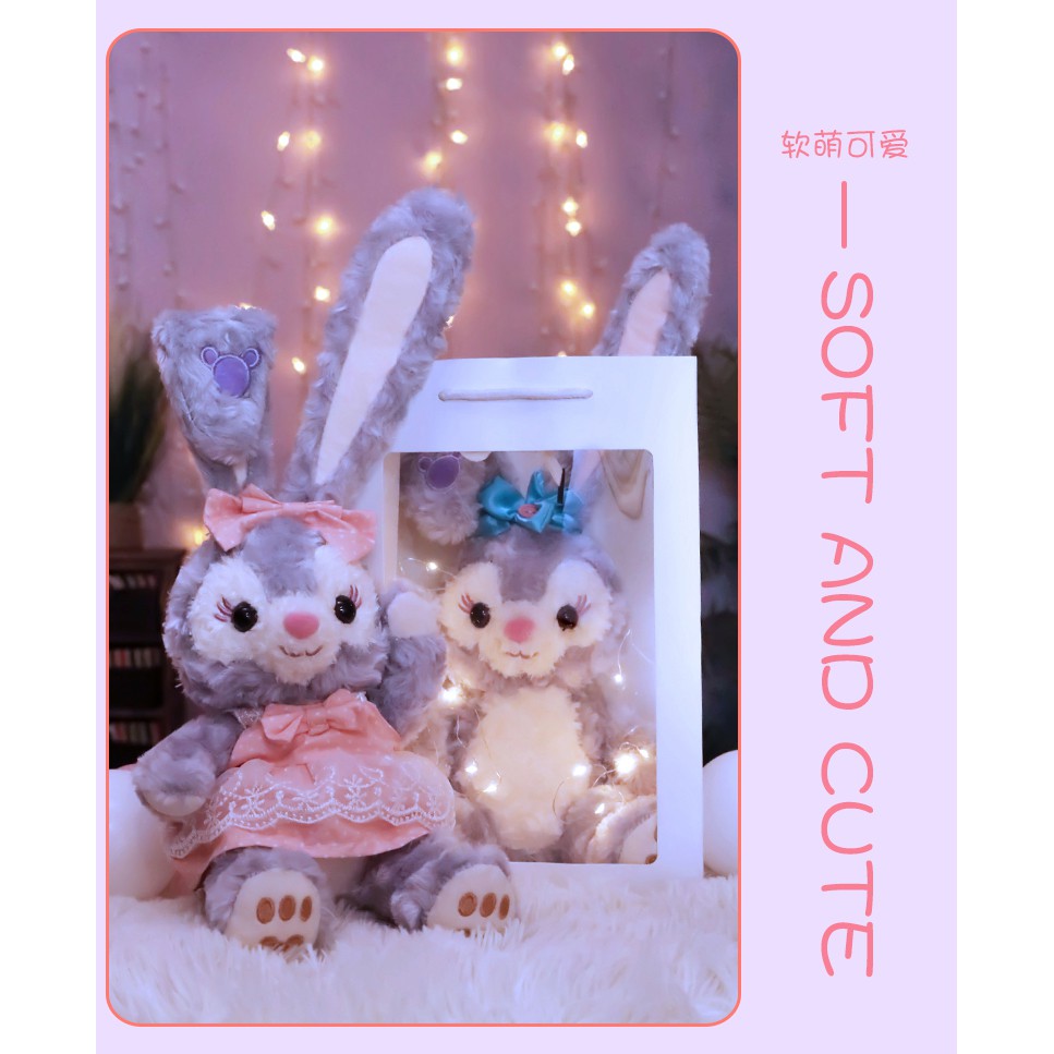 BONEKA STELLA LOU BUNNY KELINCI UNGU IMPOR