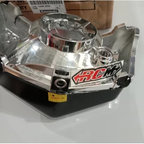 MIKA KACA LENSA MICA REFLEKTOR REFLECTOR LAMPU DEPAN DPN NINJA RR NEW 2T 2TAK KLX250 KLX 250 ORI ORIGINAL KAWASAKI KGP ASLI RINDER 23007-0110