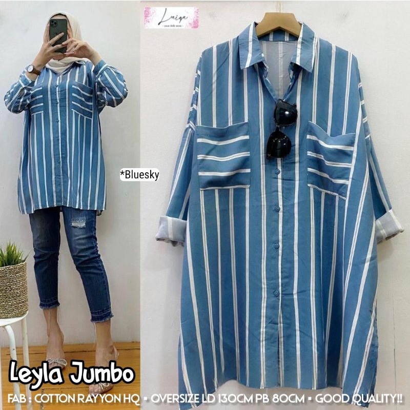 Leyla Jumbo//Tunik//Tunik Wanita//Tunik Muslim//Tunik Daily//Tunik Wanita//Tunik Muslim