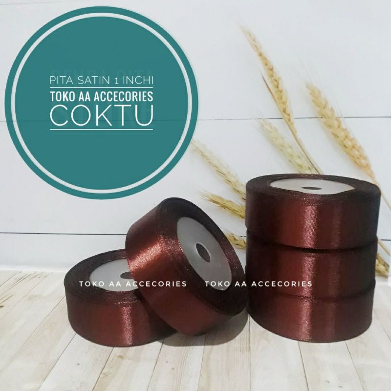 Pita satin COKTU termurah 2,5  per rol