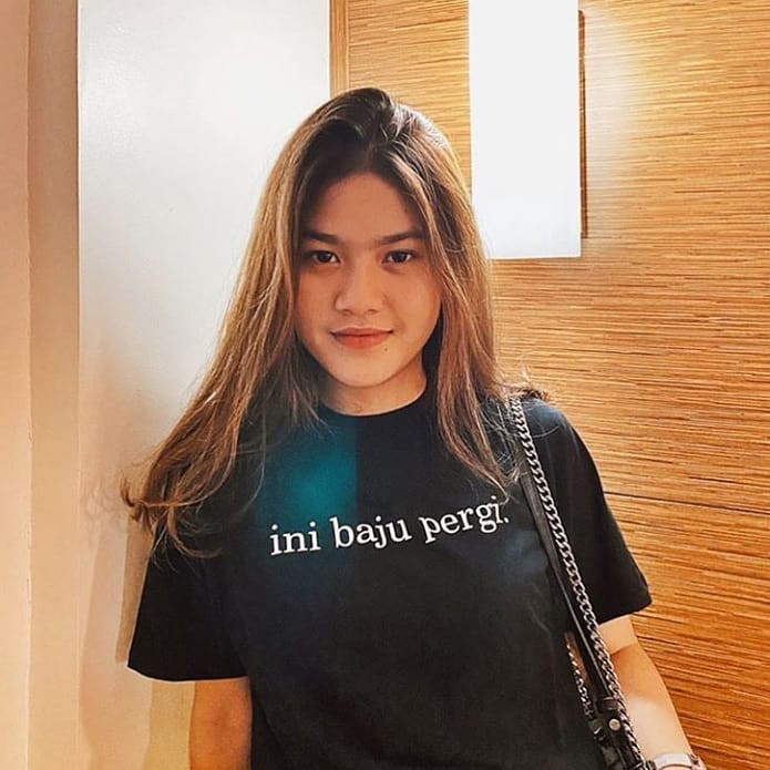 bestseller - kaos oblong wanita kata kata lucu kaos tumblr tee kata sablon poliflex - INI BAJU PERGI