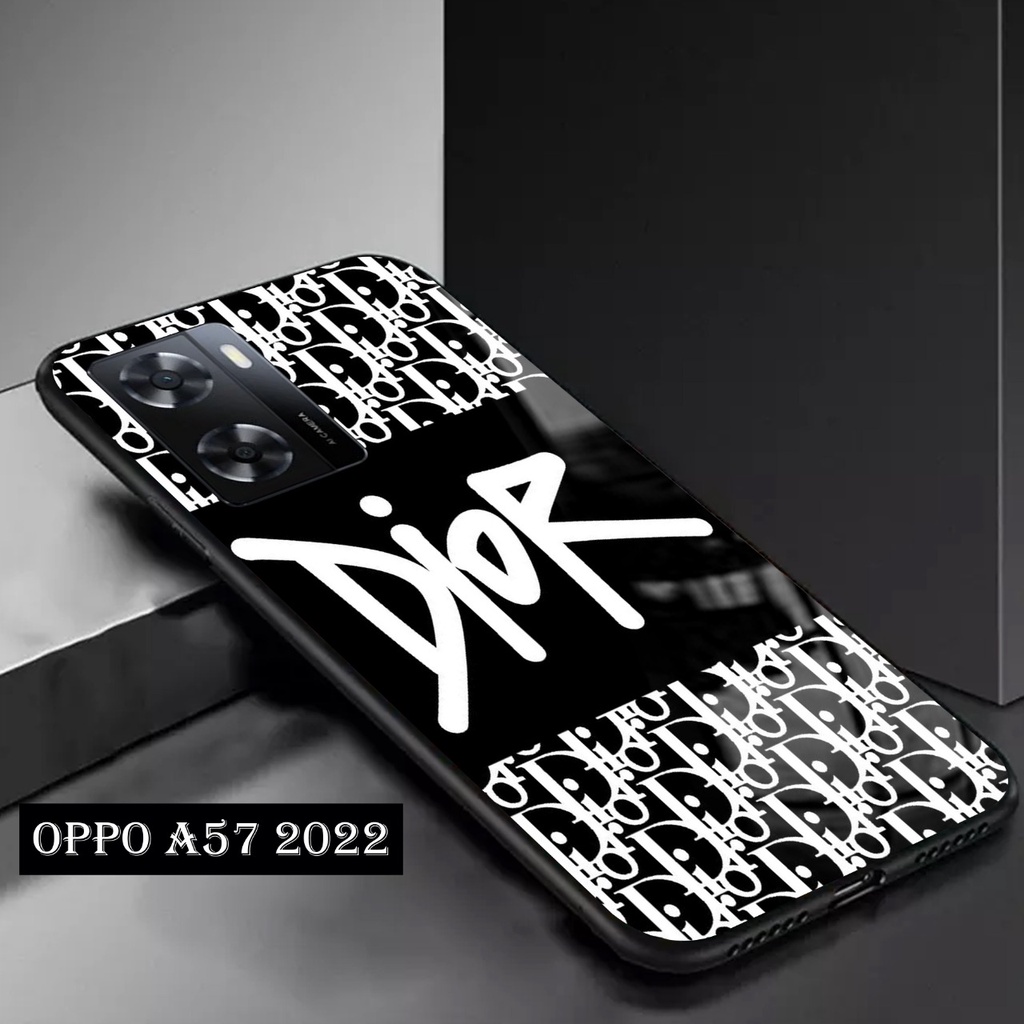 Softcase Glass Kaca Oppo A57 2022 Terbaru [FC29] Case Motif Oppo A57 2022 - Casing Hp Oppo A57 2022 
