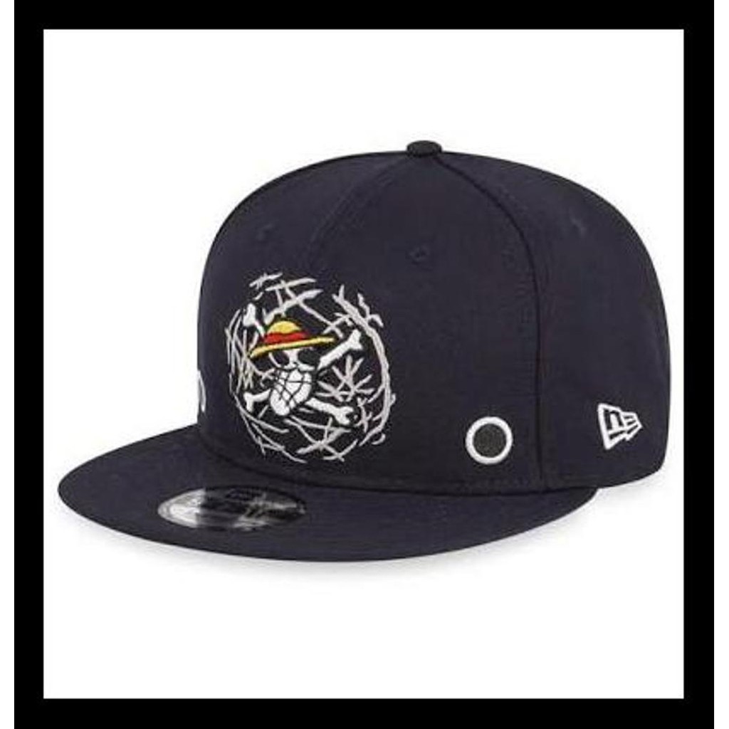 HOT HOT PROMO TOPI NEW ERA SNAPBACK CAP X ONE PIECE - JOLY ROGER ON LABOON TERBAIK