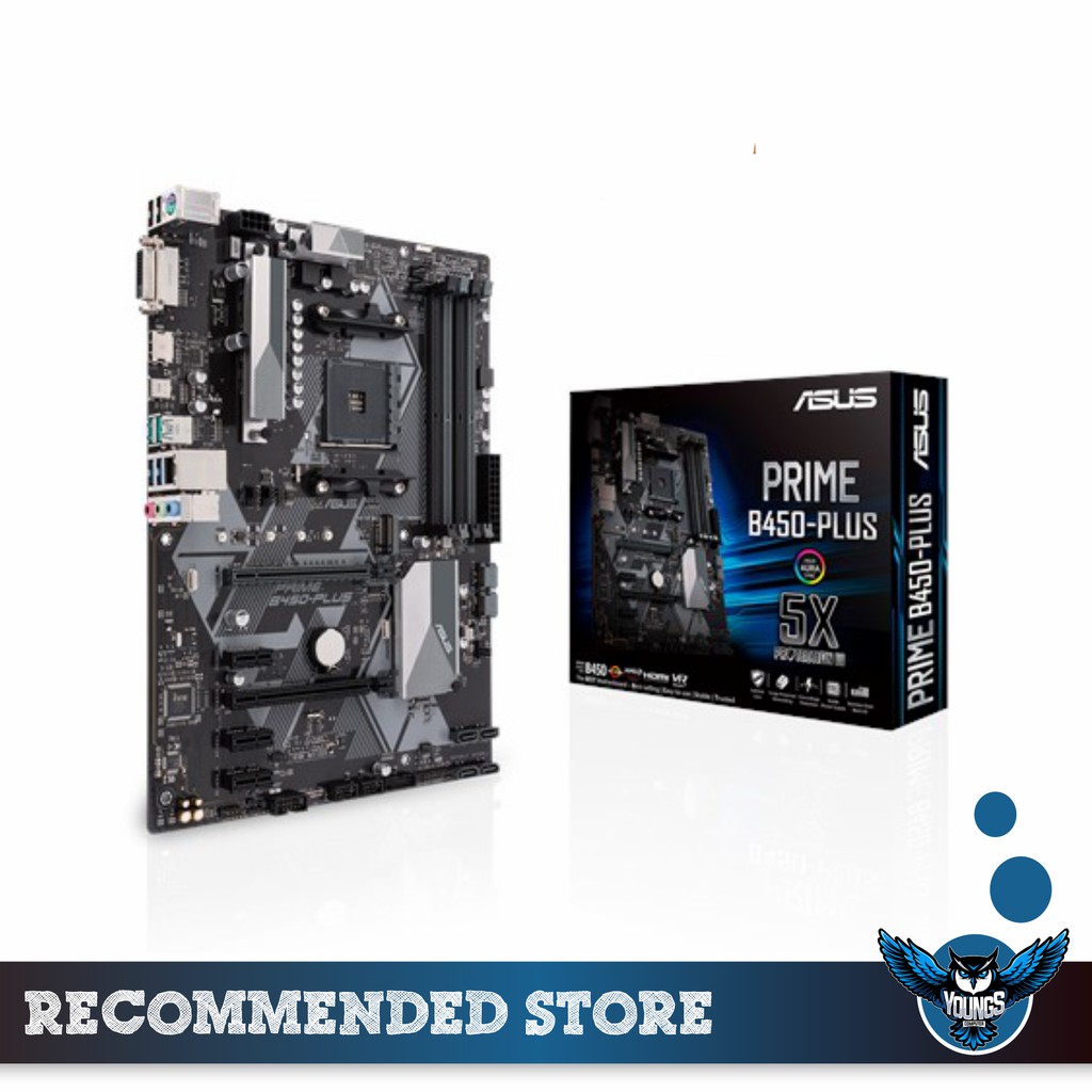 ASUS PRIME B450-PLUS AM4 ATX MOTHERBOARD AMD