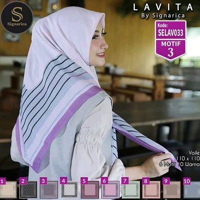 Jilbab lativa motif 3 by signarica
