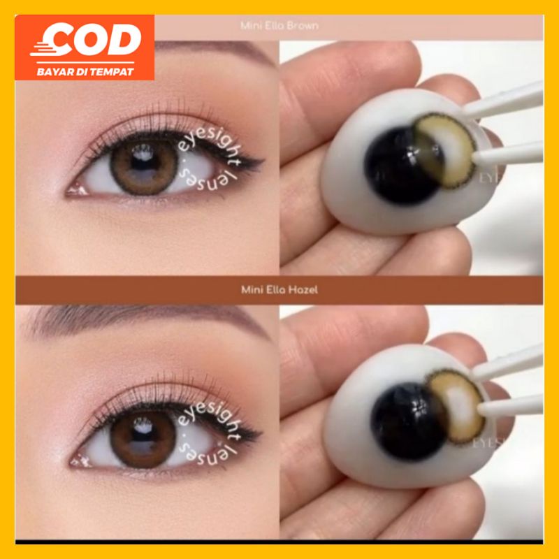 SOFTLENS - softlens natural 14,2 mm softlens brown softlens hazel by kitty kawaii mini ella
