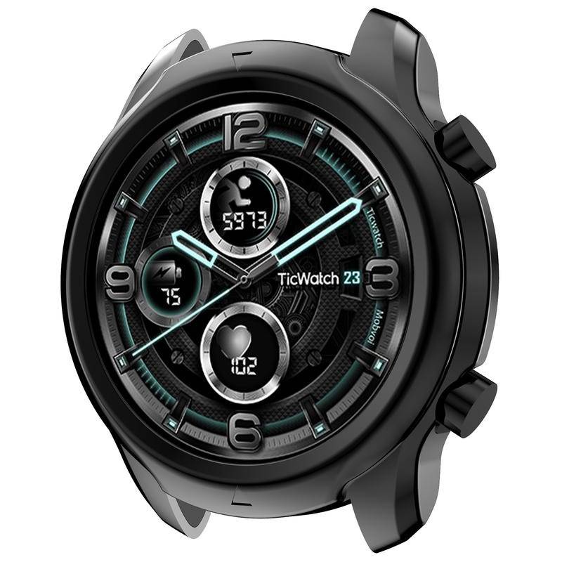 Casing Pelindung Smartwatch Tic Watch Pro 3 Bahan TPU Dengan Frame Bumper