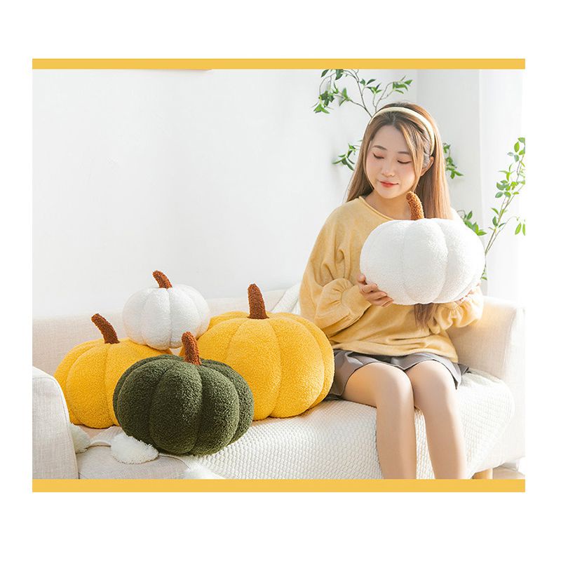 Pumpkin Pillow Creative Special-shaped Sofa Cushion Halloween Decoration Cute Children Plush Toys