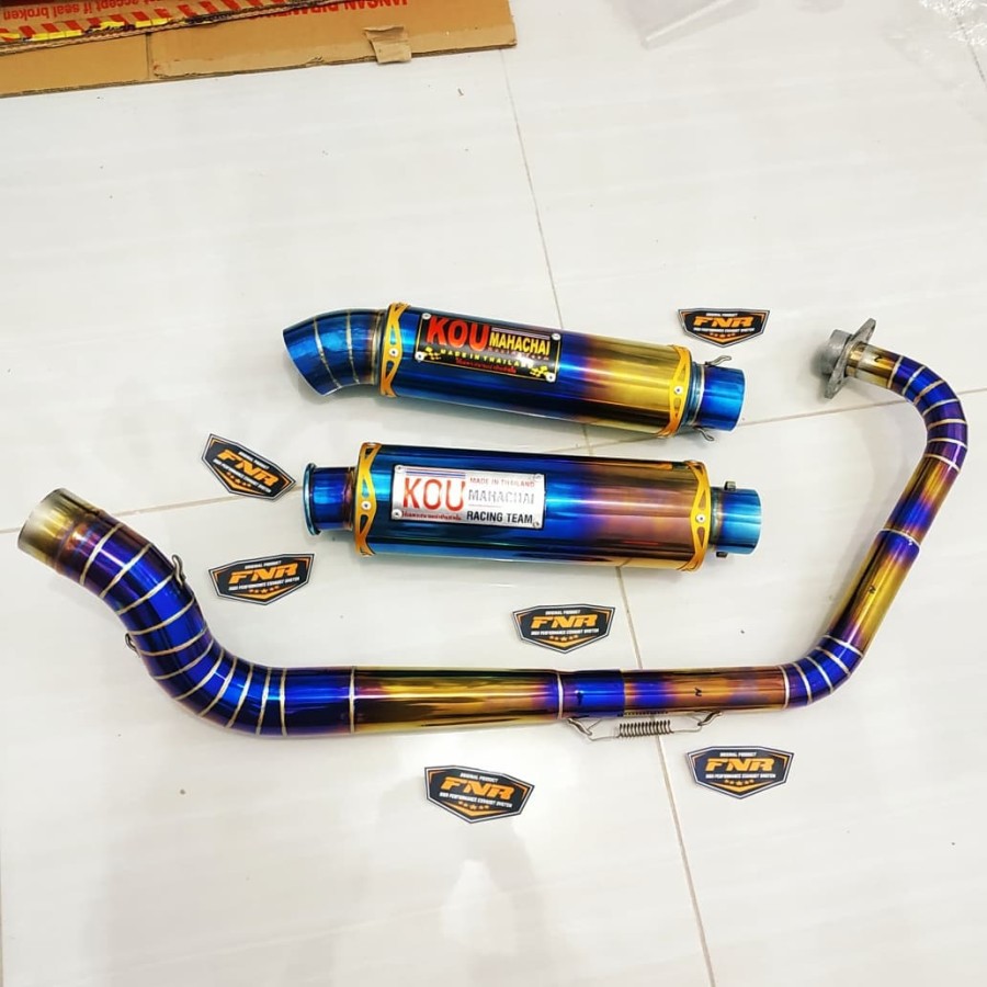 Knalpot KOU Cobra Kanan Bluemoon VIXION - CBR FACELIFT - CB150R - FU