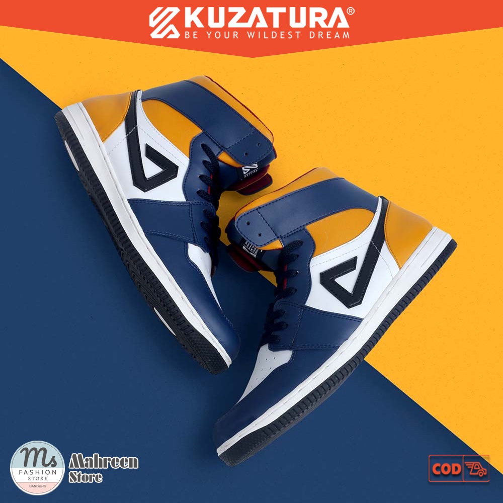 Sepatu Sneakers High Pria Sepatu Kasual High Pria Original Kuzatura | KZS 012