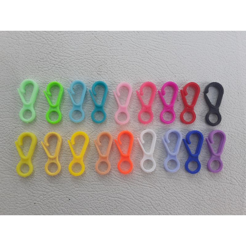 Hook Lobster Plastik Pengait Gantungan Kunci Keychain Gesper Lobster Bahan Plastik Warna-Warni