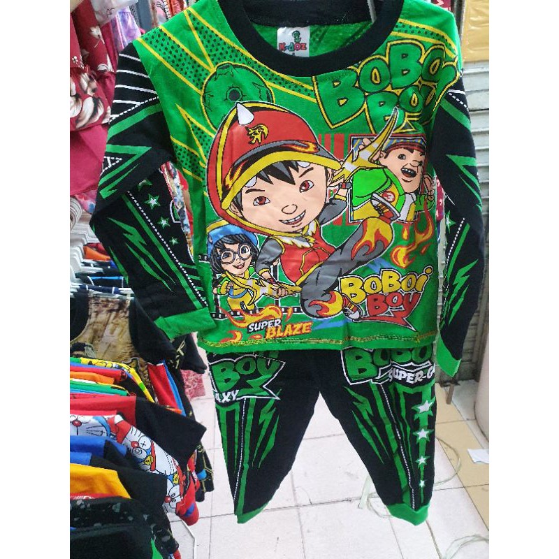 BAJU SETELAN ANAK BOBOIBOY KIDS 1-10 tahun Best seller