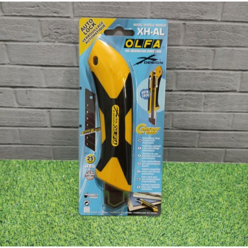 

OLFA Pisau Cutter 25mm XH-AL Auto Lock Snap-Off Blade Cutter Original