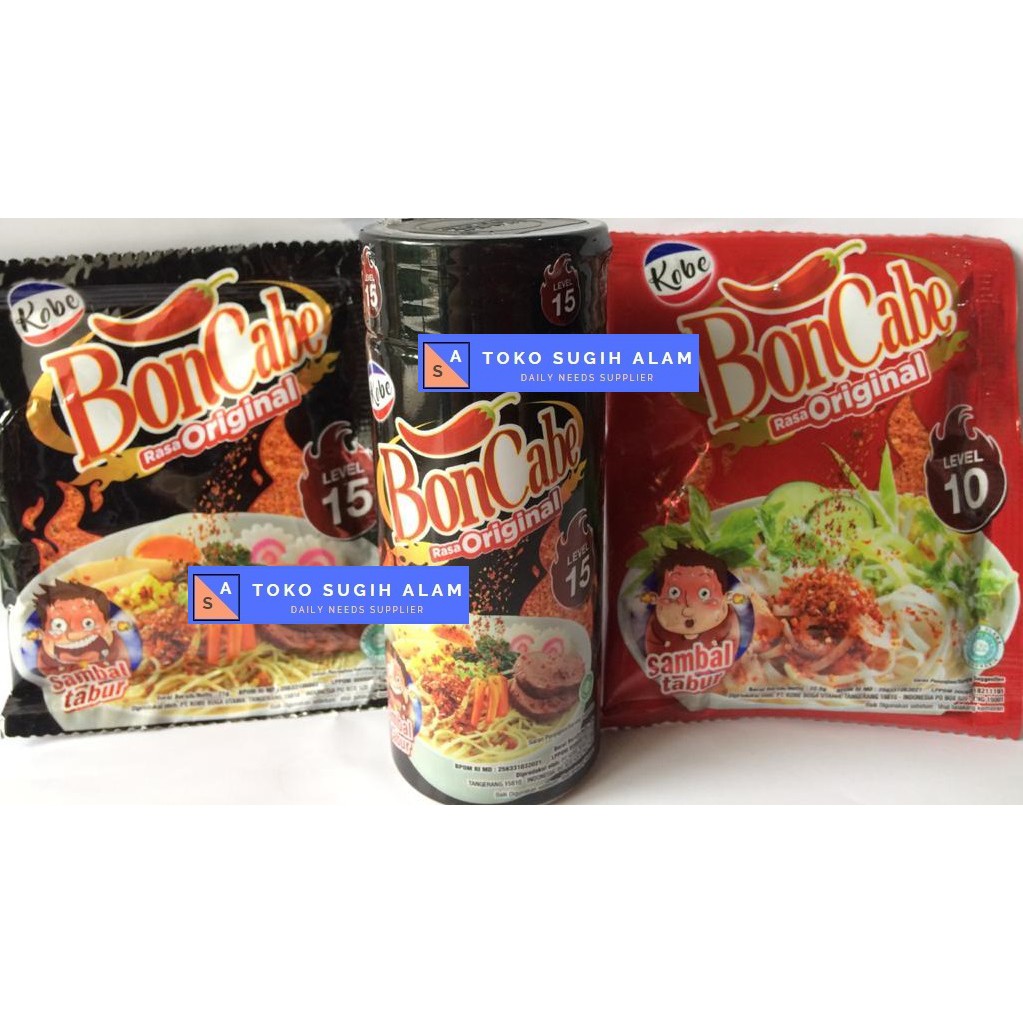 

KOBE BON CABE SAMBAL TABUR LEVEL 10 / 15 / 30