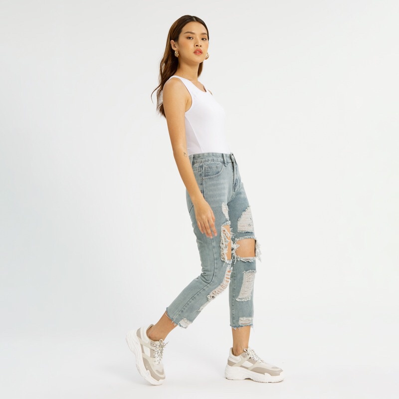 VIERLIN - Jeans 8707 - RIPPED JEANS