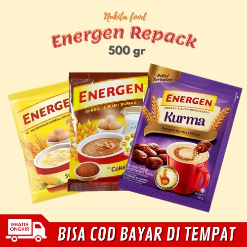 

Energen Kemasan Repack 500 gr Grosir Sereal Termurah