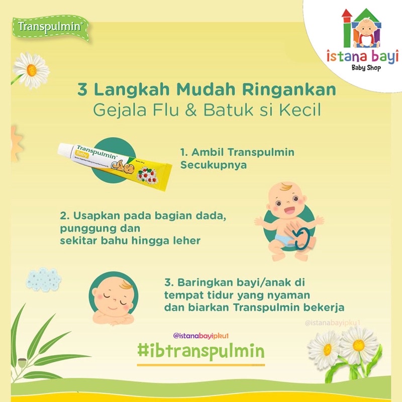 Transpulmin Balsem Baby - Balsem bayi/Flu bayi