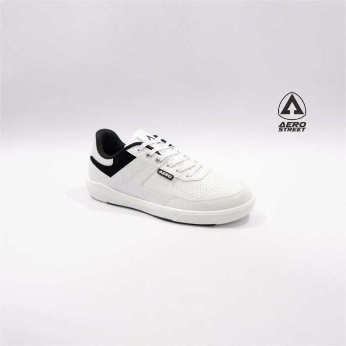Aerostreet 40-43 Oscar Putih - Sepatu Sneakers Casual Pria - 43