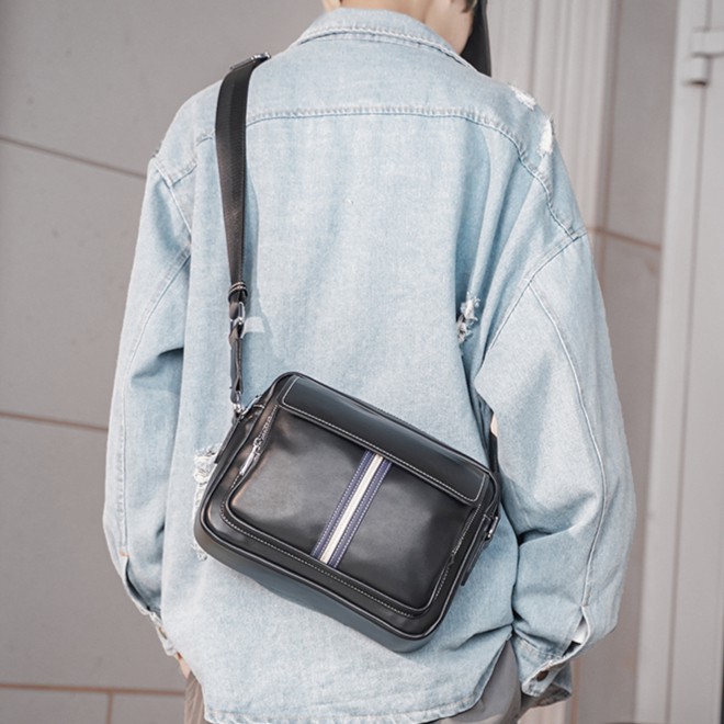 Tas Selempang Kulit Pria Tas Kulit Pria Tas Pria Tas Jalan Tas Jalan Cowok WESTL