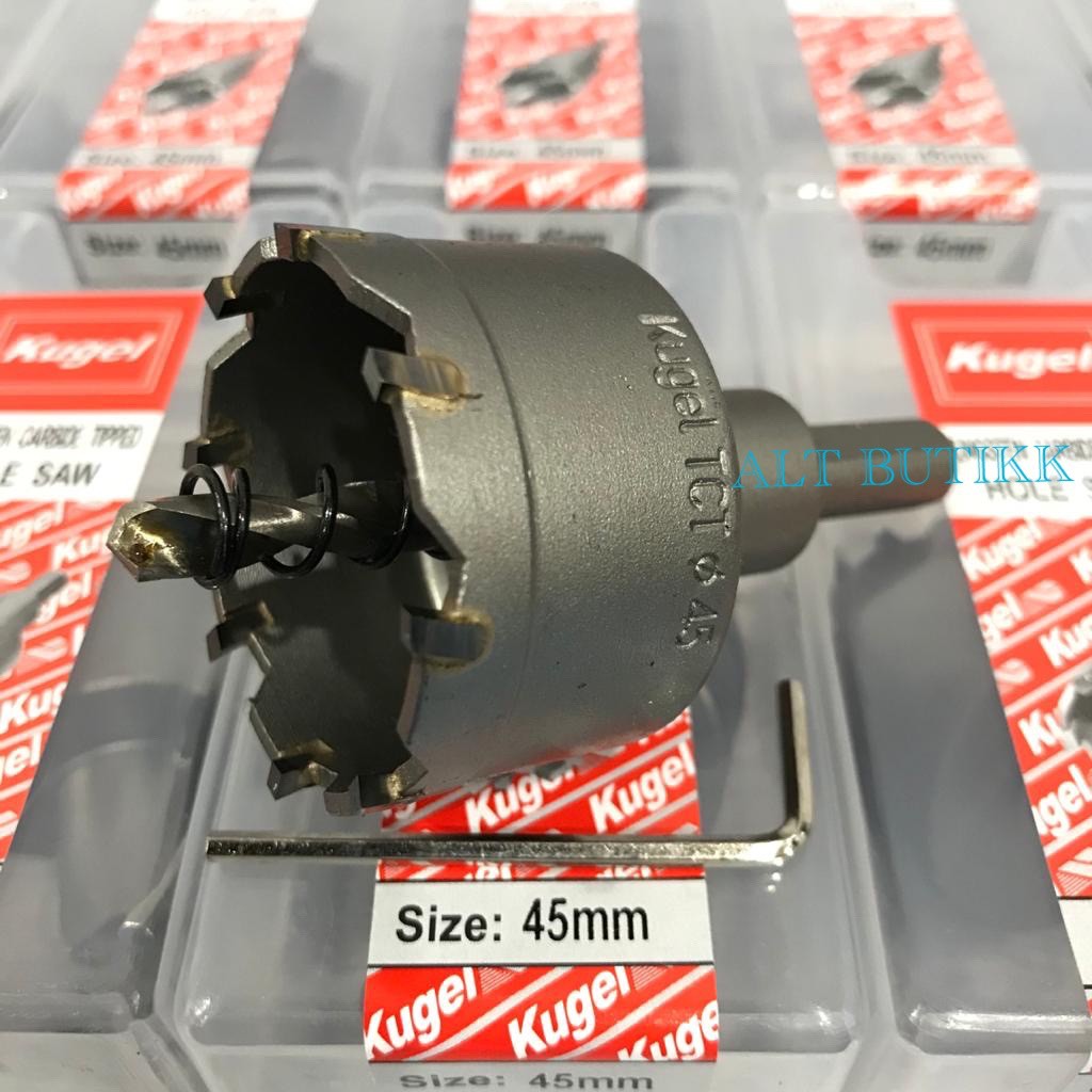 KUGEL HOLE SAW TCT 45mm - MATA BOR STAINLESS ORIGINAL 
