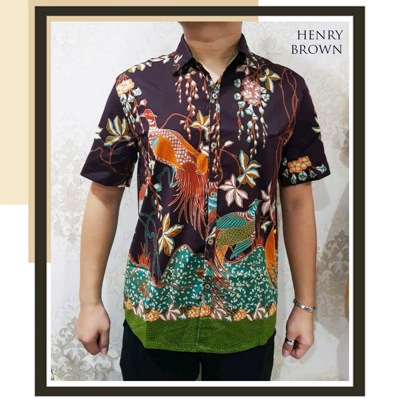 HENRY MAN STANDAR &amp; JUMBO - Kemeja Batik Pria