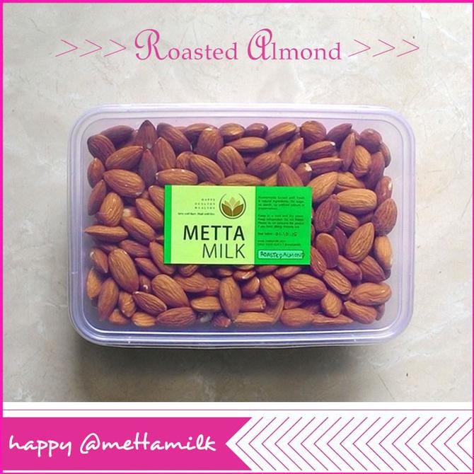 

Hot Produk ROASTED ALMOND | ALMOND PANGGANG 1 KG @ METTAMILK