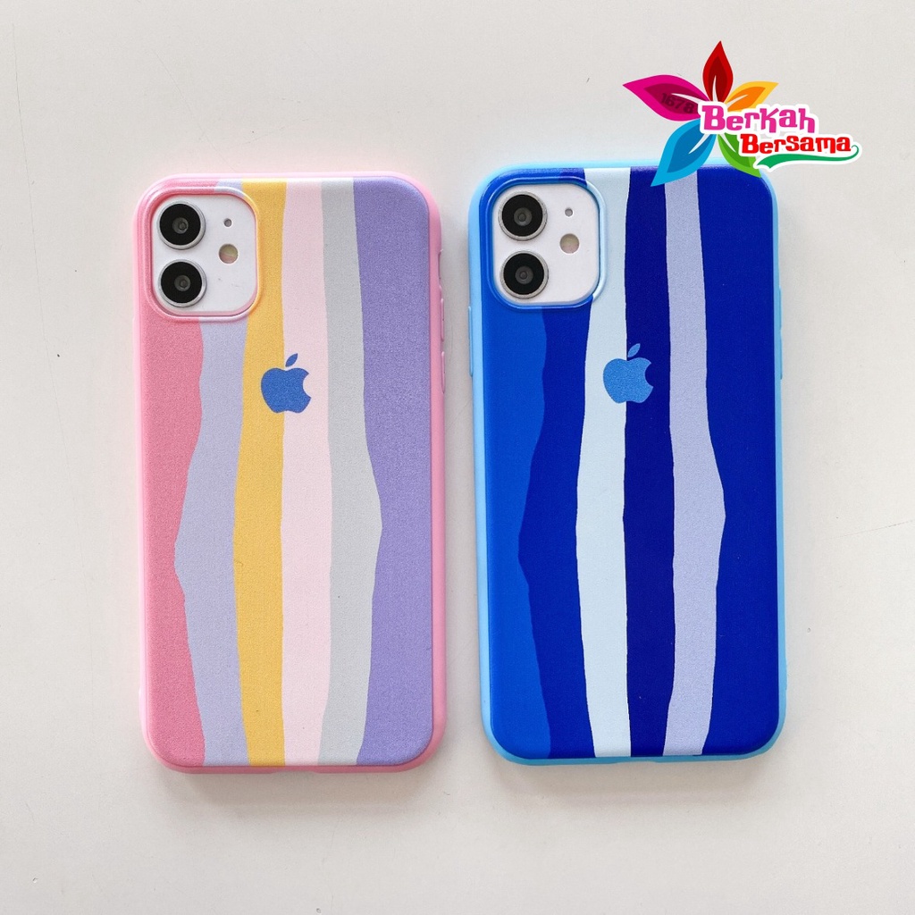 ss046 softcase rainbow ip 6 7 7+ x xs bb5561