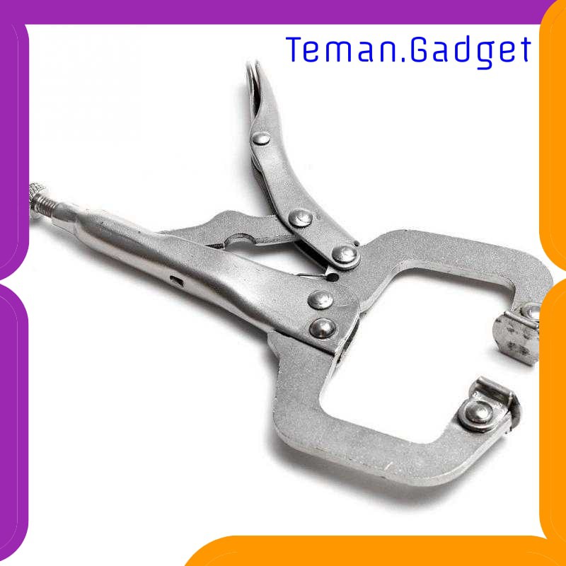 TG-DE140 Tang Jepit C Clamp Swivel Pad Lock Grip - RLP-CP6