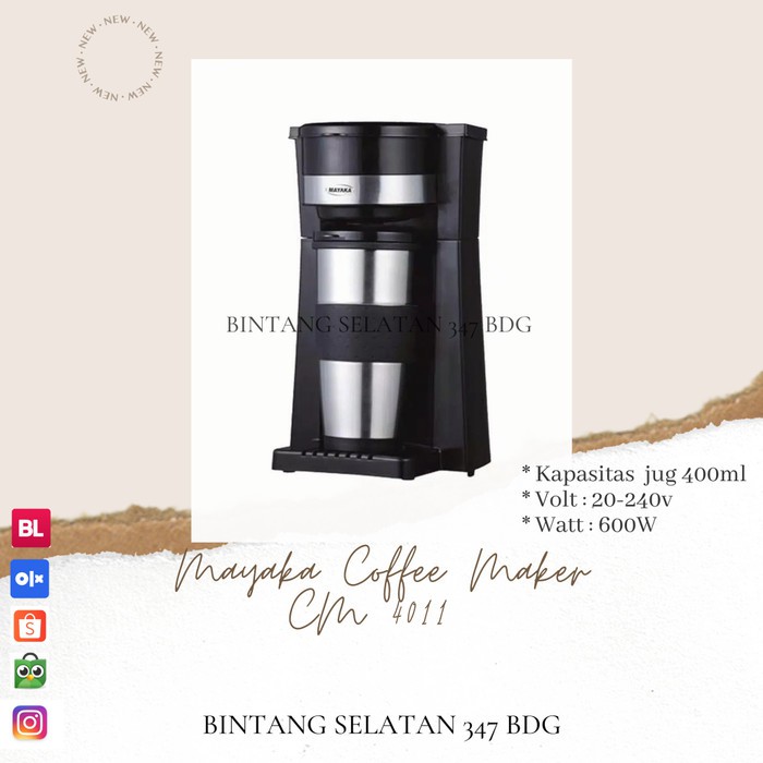 COFFEE MACHINE  MESIN KOPI  MAYAKA PREMIUM COFFEE MAKER CM 4011