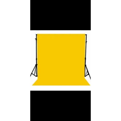 kain background 2.5x3meter kuning polos