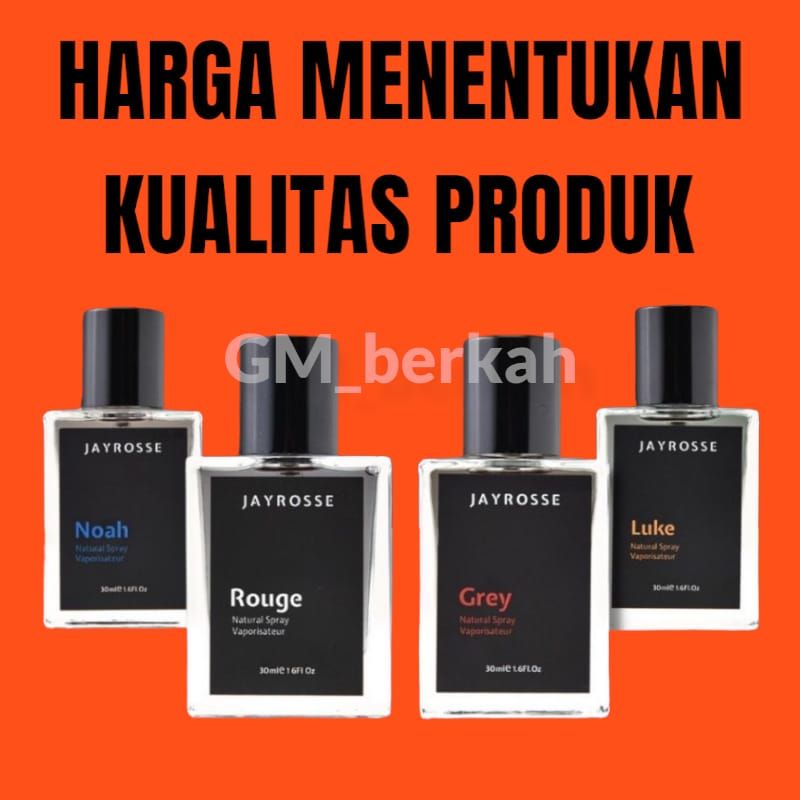 PROMO BELI 1 GRATIS 1 PARFUM GREY JAYROSSE MINYAK WANGI PRIA 30 ML PARFUM VIRAL AROMA SEGAR TAHAN LAMA