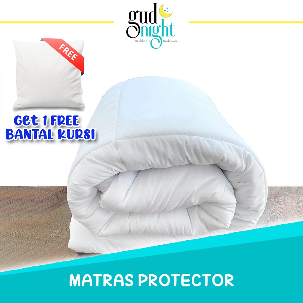 Matras Protector Tebal Premium Free Bantal Kursi | Matras Pelindung Kasur | Matras Protektor | Gudni