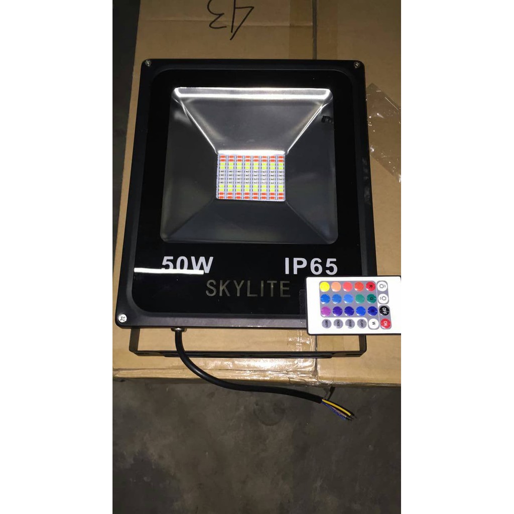 Lampu sorot LED RGB 50w Flood Light