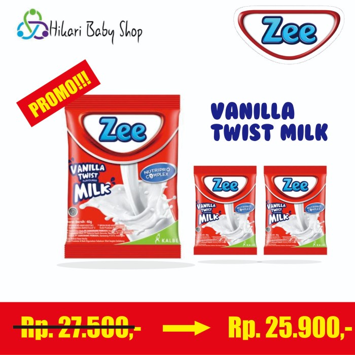 

c011cc Susu Zee Renceng Vanila 10 Sachet - Vanila Xa201As