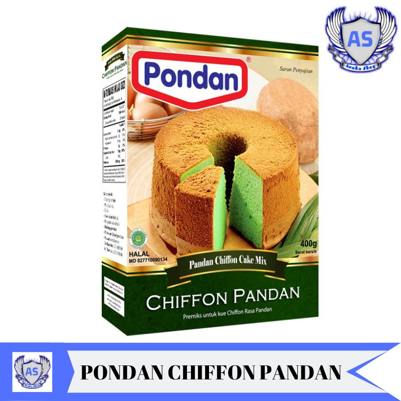 

PONDAN CHIFFON PANDAN 400 gram
