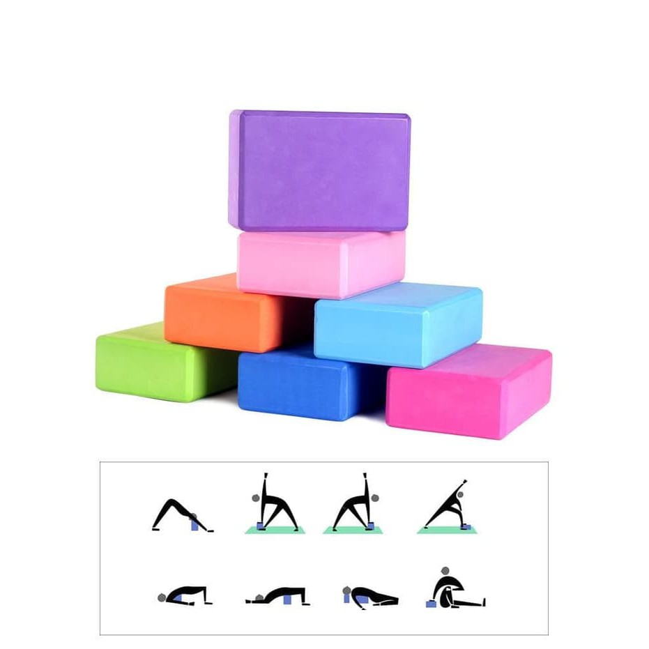 Balok Yoga Yoga Brick Yoga Block WARNA WARNI warna harus random