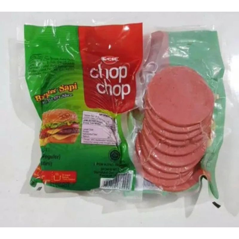 

Chop" burger slice Sapi 10's