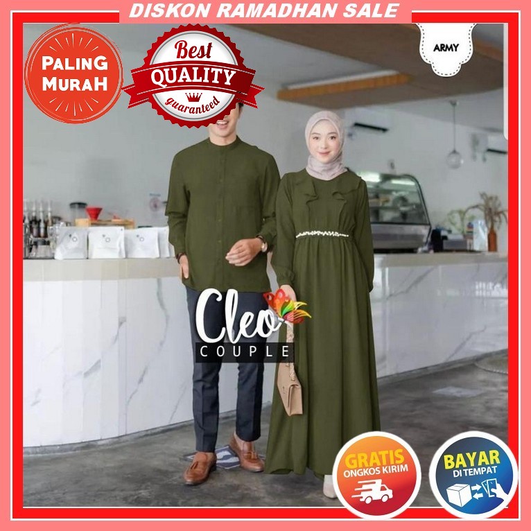 Gamis Couple Mom Dad Danisa Adieva Gamis Couple Pasangan Baju Gamis Lebaran Couple Baju Muslim Lebar