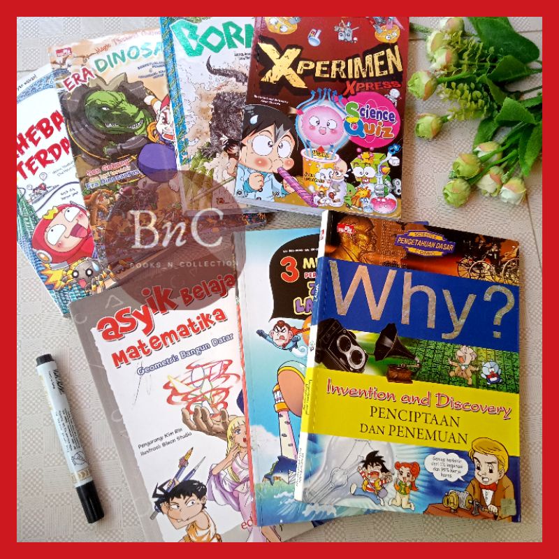 SALE !! buku educomic WHY SURVIVAL KELUARGA SUPER IRIT prelove bagus berbagai judul science komik sa