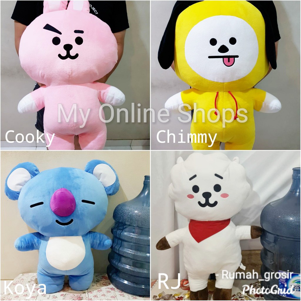 Boneka BT21 BTS Ukuran JUMBO Unofficial