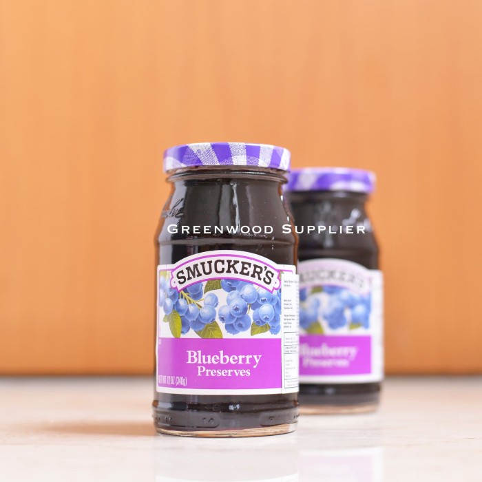 

Selai Smuckers Blueberry - 340G (PREMIUM TASTE & QUALITY)