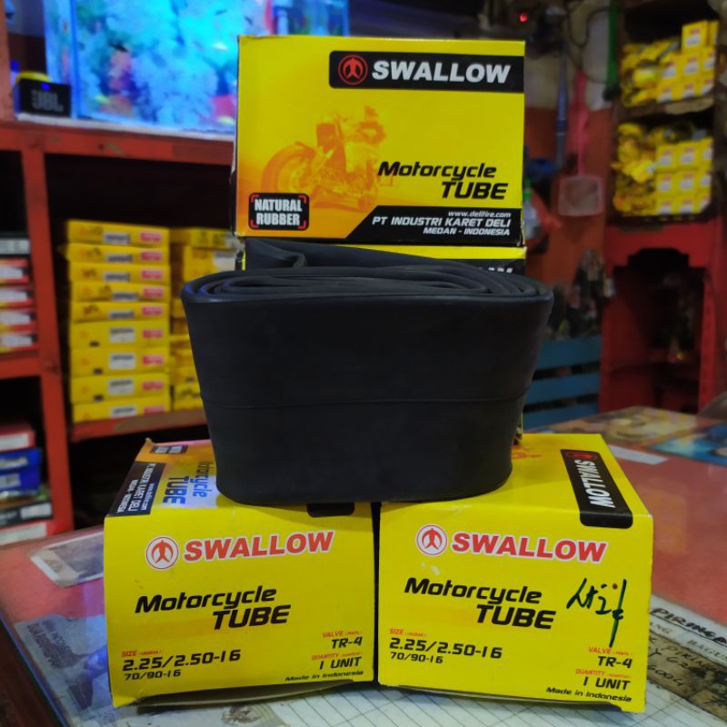 BAN DALAM SWALLOW 225/250-16 , 225-16, 60/90-16, 60/80-16, 60/70-16, 70/90-16, 70/80-16
