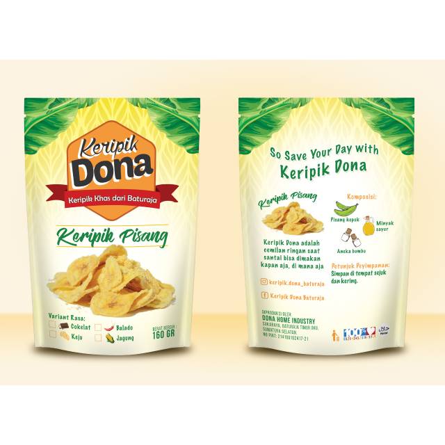 

Keripik Dona Baturaja, Keripik Pisang Kepok.