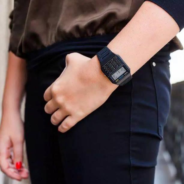 Jam Tangan Casio Ca 53w 1z Original Databank Ca53w Ca53 Kalkulator Calculator Htam Kode 8740 Shopee Indonesia