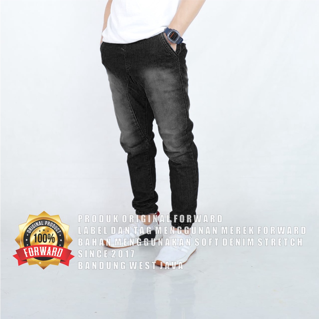 Celana Joger Jogger Pria Denim Jeans Forward-Cod