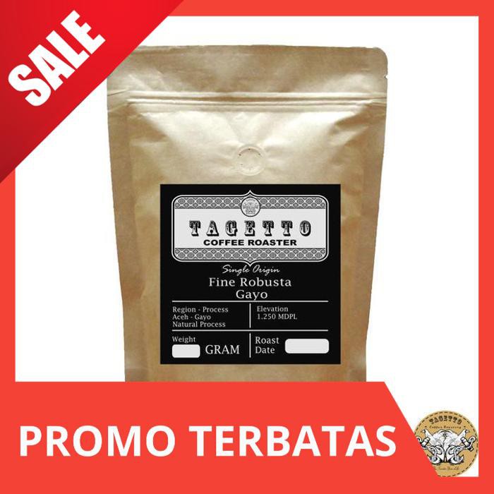 

FREEONGKIR KOPI ROBUSTA GAYO 250GR BIJI ATAU BUBUK | FINE ROBUSTA - Biji Kopi AR036